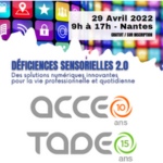 [Déficiences sensorielles 2.0] Acceo-Tadeo interviendra à Nantes le 29 avril pour la journée consacrée à la déficience sensorielle.